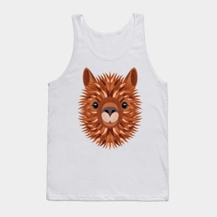 Alpaca serious portrait Tank Top